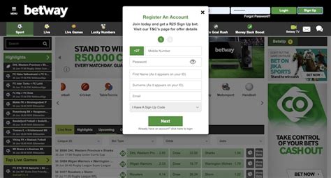Betway registration .